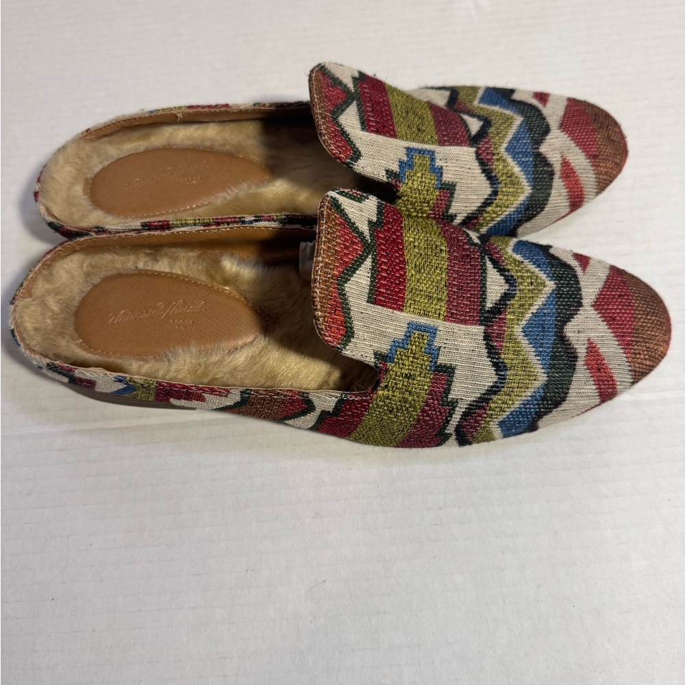 Universal Thread Multicolor Patterned Mules 11 - image 2